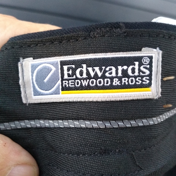 NWT Edwards Redwood & Ross Men's Black Dress Pants, Size 36, 44% Wool - Picture 7 of 8